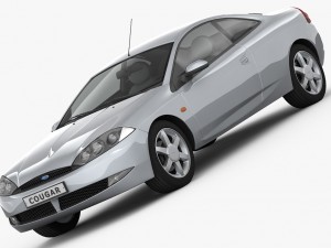 ford cougar 1998 3D Model