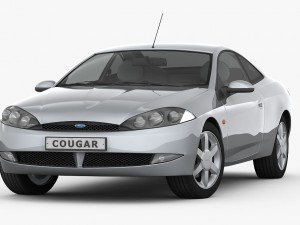 ford cougar 1998 3D 모델