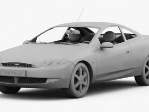 ford cougar 1998 3D 모델