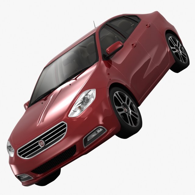 fiat viaggio 2013 3D Model .c4d .max .obj .3ds .fbx .stl .blend 