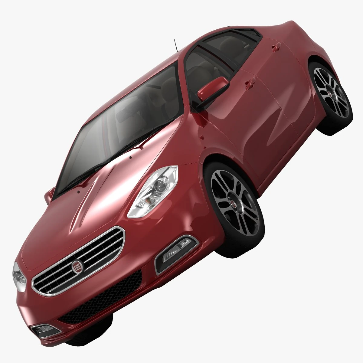 fiat viaggio 2013 3D Model .c4d .max .obj .3ds .fbx .stl .blend 