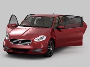 fiat viaggio 2013 3D Model