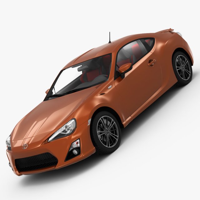 toyota gt86 2013 3Dモデル .c4d .max .obj .3ds .fbx .stl .blend 