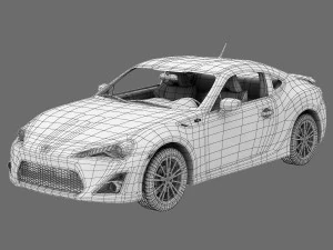 टोयोटा जीटी86 2013 3D मॉडल