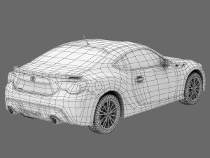 toyota gt86 2013 3Dモデル