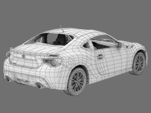 टोयोटा जीटी86 2013 3D मॉडल