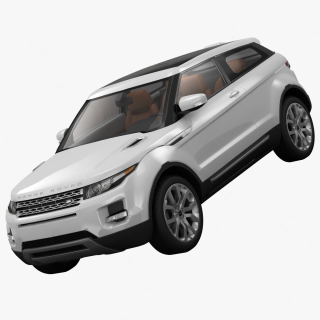 range rover evoque coupe 2011 3D 模型 .c4d .max .obj .3ds .fbx .stl .blend 