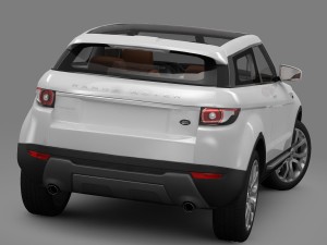range rover evoque coupe 2011 3D 模型