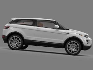 range rover evoque coupe 2011 3D 模型