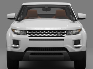 range rover evoque coupe 2011 3D 模型