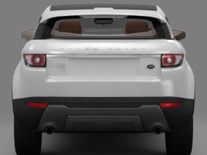 range rover evoque coupe 2011 3D 模型