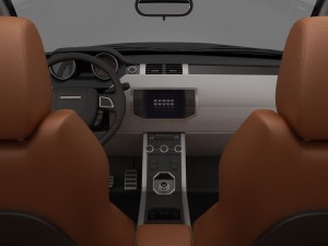 range rover evoque coupe 2011 3D 模型