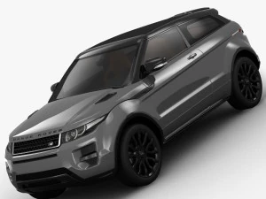 range rover evoque coup&eacute; &eacute;dition sp&eacute;ciale 2012 Modèle 3D