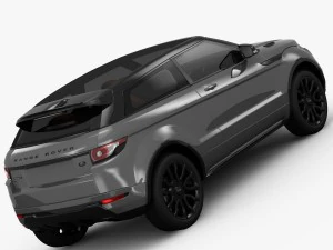 range rover evoque coupe special edition 2012 3D Model