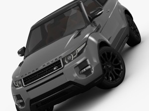 range rover evoque coupe special edition 2012 3D-Modell