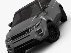 range rover evoque coupe special edition 2012 3D Model