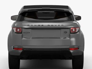 range rover evoque coupe special edition 2012 3D Model
