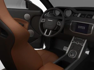 range rover evoque coupe special edition 2012 3D Model