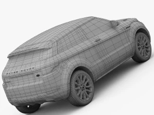 range rover evoque coupe special edition 2012 3D Model