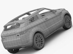 range rover evoque coupe special edition 2012 3D-Modell