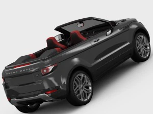 range rover evoque convertible 2013 3D Model