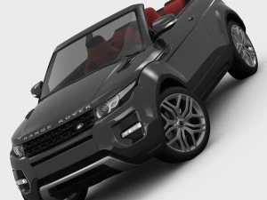 range rover evoque convertible 2013 3D Model