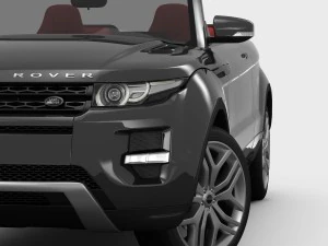range rover evoque convertible 2013 3D Model
