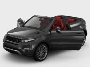 range rover evoque convertible 2013 3D Model