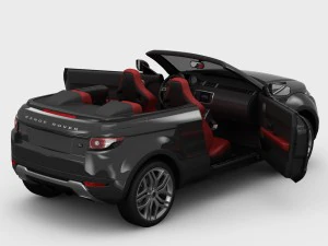range rover evoque convertible 2013 3D Model