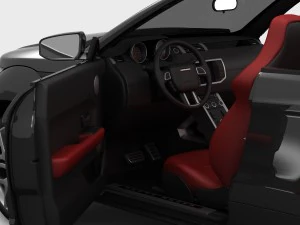 range rover evoque convertible 2013 3D Model
