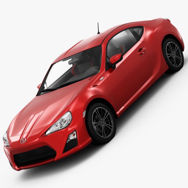 scion fr-s 2013 Model 3D .c4d .max .obj .3ds .fbx .stl .blend