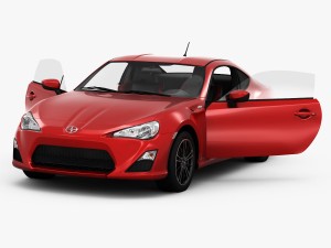scion fr-s 2013 Model 3D