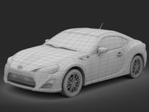 scion fr-s 2013 Model 3D