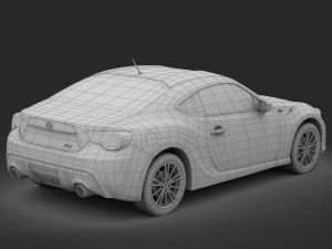 scion fr-s 2013 Model 3D
