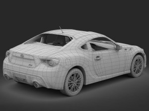 scion fr-s 2013 Model 3D