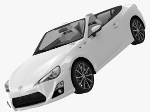 toyota ft-86 open concept 2013 3D Model