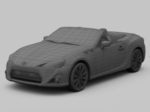 toyota ft-86 open concept 2013 3D Модель