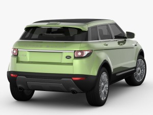 range rover evoque 5-door 2012 Modello 3D