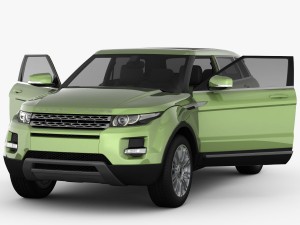 range rover evoque 5-door 2012 Modello 3D