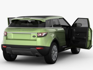range rover evoque 5-door 2012 Modello 3D