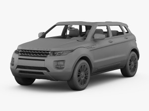 range rover evoque 5-door 2012 Modello 3D
