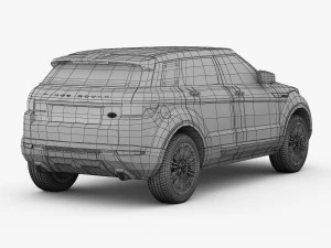 range rover evoque 5-door 2012 3D Model