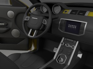 range rover evoque sicilian yellow limited edition 2013 3D-Modell
