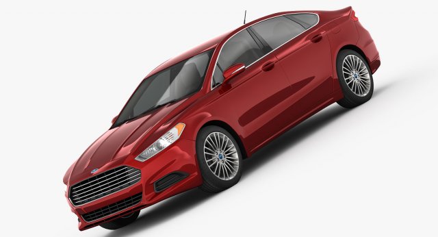 ford fusion s 2013 3D 모델 .c4d .max .obj .3ds .fbx .stl .blend 