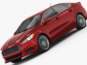 ford fusion s 2013 3D Model