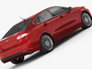 ford fusion s 2013 3D Model