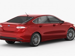 ford fusion s 2013 3D 모델
