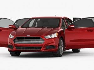 ford fusion s 2013 3D Model