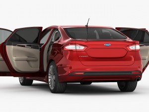 ford fusion s 2013 3D 모델