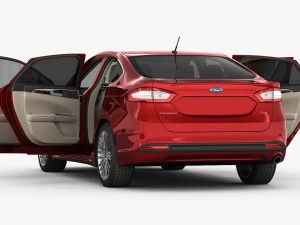 ford fusion s 2013 3D Model